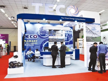 主打動(dòng)力節(jié)能、智慧監(jiān)控 東元 現(xiàn)身印度臺(tái)灣形象展