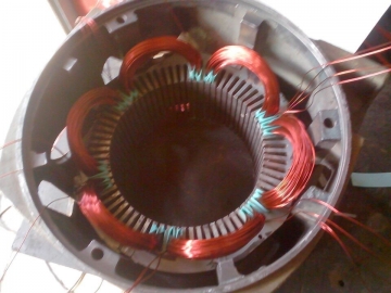 三相交流電機電樞受潮該怎么修理電機呢？