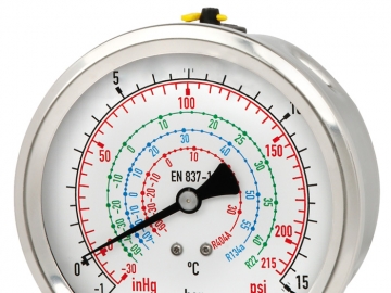 112.28, 132.28波登管壓力表，銅合金或不銹鋼材質(zhì)