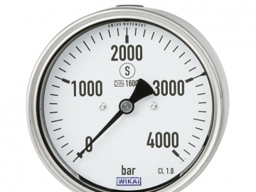 PG23HP-P波登管壓力表，不銹鋼材質(zhì)