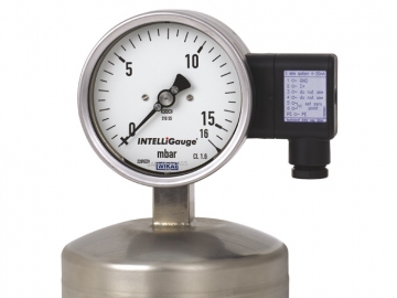 PGT63HP.100, PGT63HP.160帶電信號(hào)輸出的膜盒式壓力表