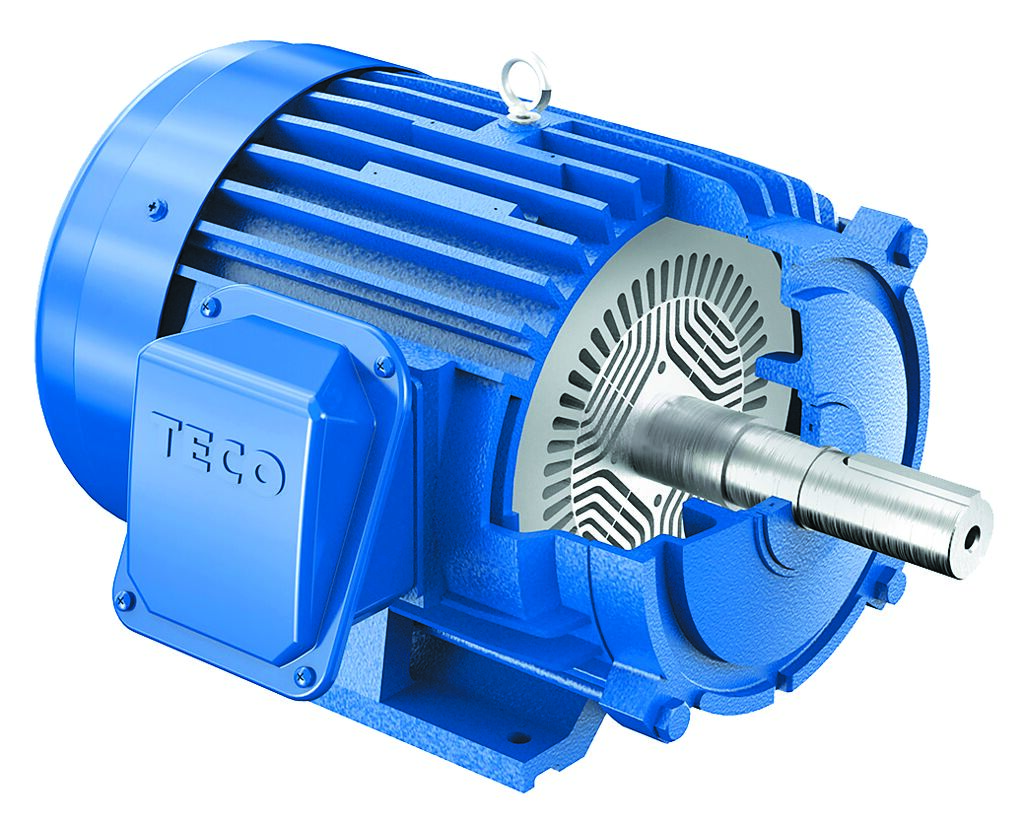 東元IE5同步磁阻馬達。圖／東元提供